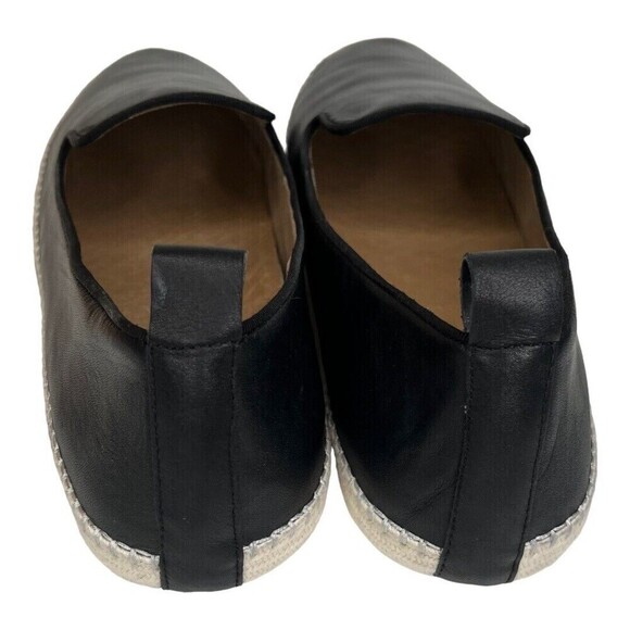 Blondo Bella Leather Espadrilles Women’s Size 9.5 Black Slip-On Flat Shoes - Picture 3 of 12